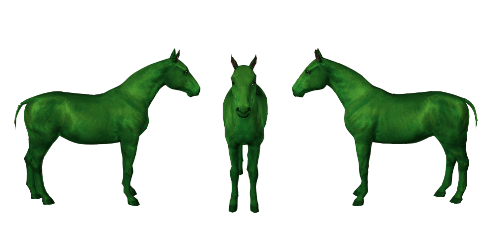 Template de cheval islandais pour le jeu Sims 3 par Scotis