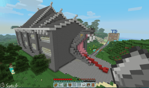 Maison serpent finalisé par Scotis sur Minecraft
