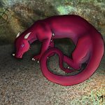Dragonne rouge