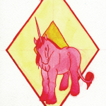 Licorne solitaire